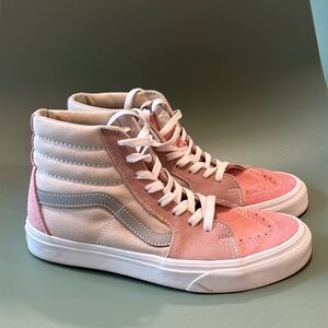 VANS Sk8-Hi Color Block Pink/Multi Sneakers 7M/8.5W